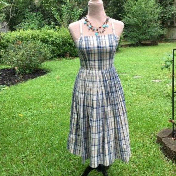 Brooks Brothers Dresses & Skirts - BROOKS BROTHERS Summer Plaid Sundress, full skirt